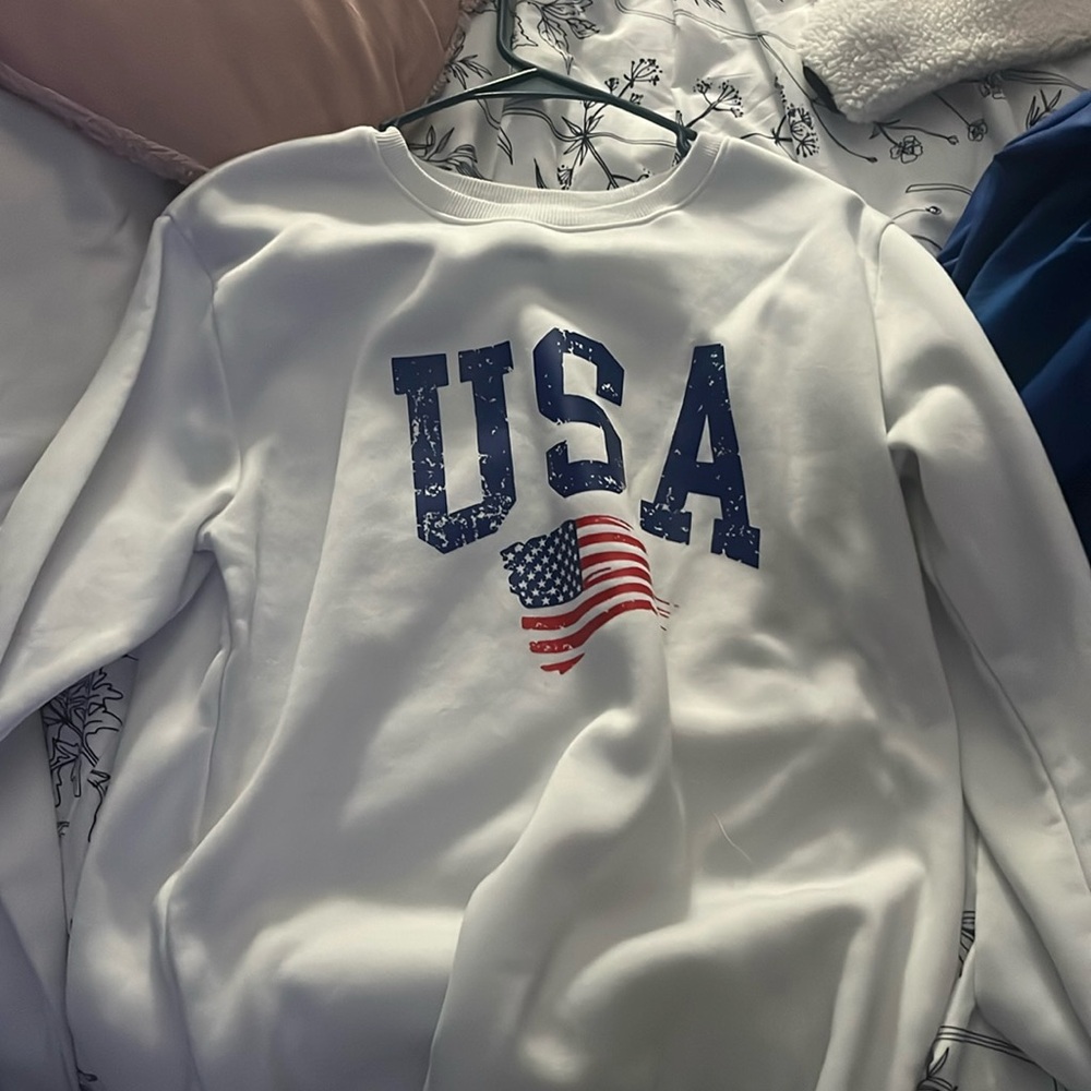 USA Pull Over Crewneck Size M